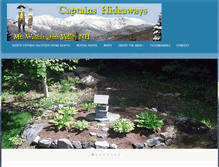 Tablet Screenshot of captainshideaways.com